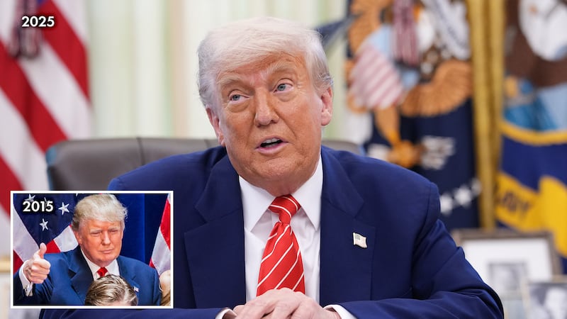 Donald Trump, 2015 and 2025