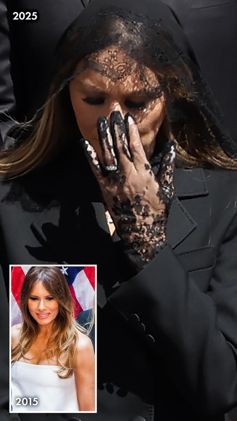 Melania Trump, 2015 and 2025