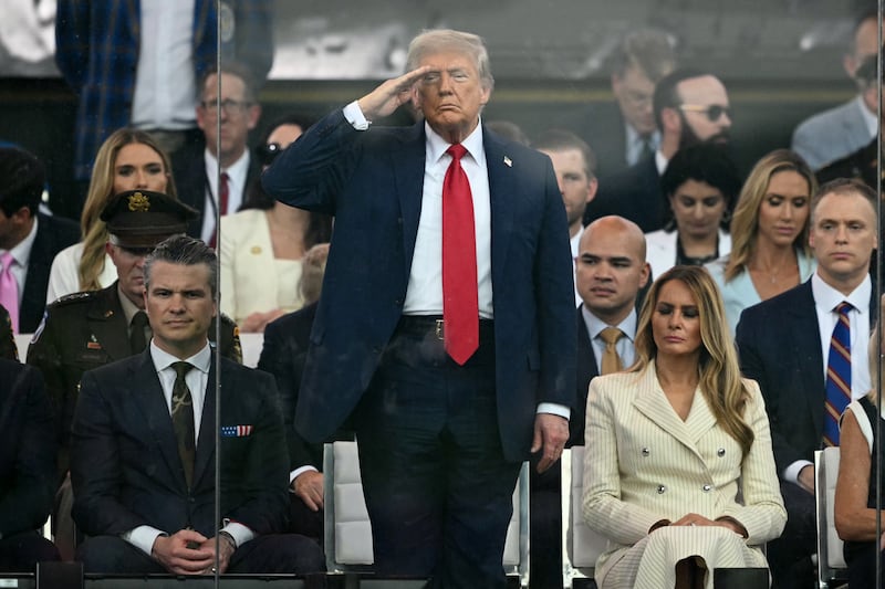 Trump's lavish military parade cost him $45 million.