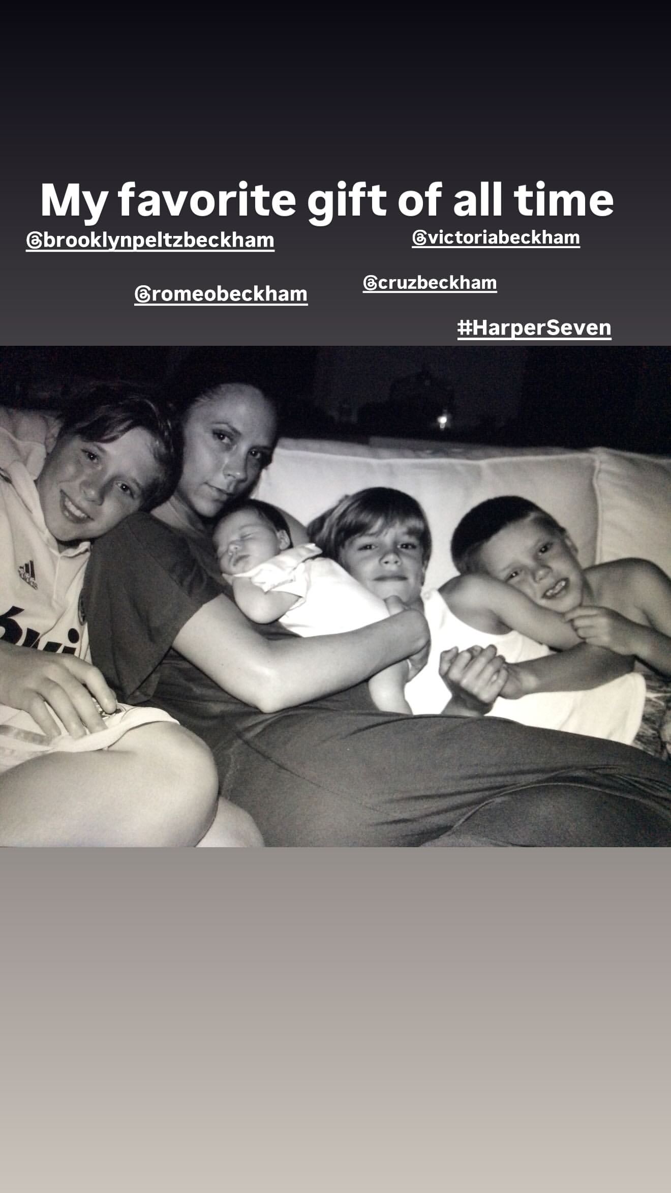 David Beckham shares photo of Victoria Beckham and their kids for fathers day