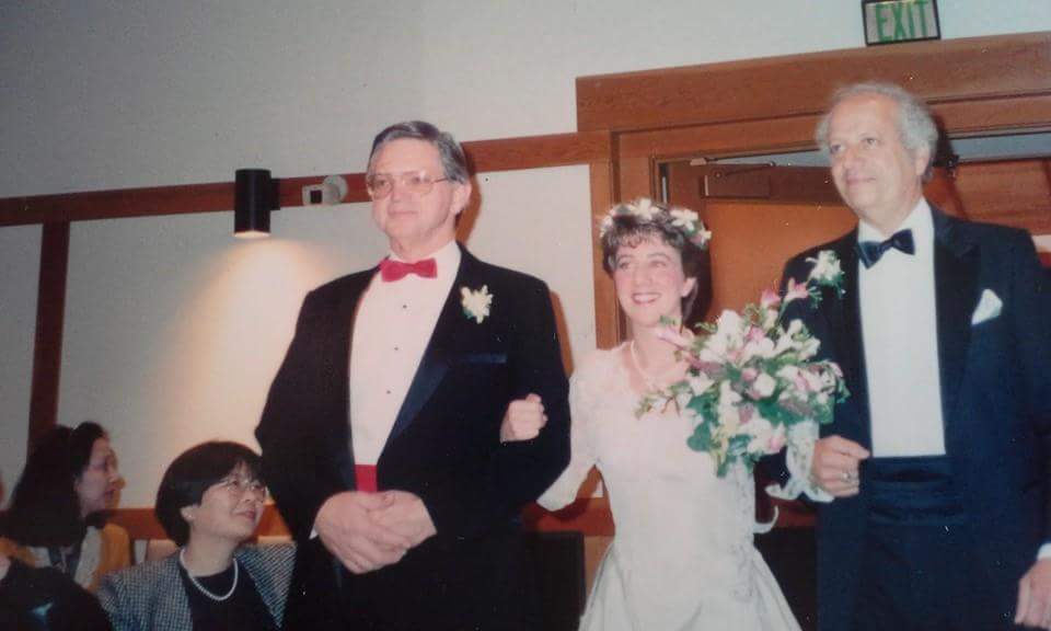 Woman walking down the aisle