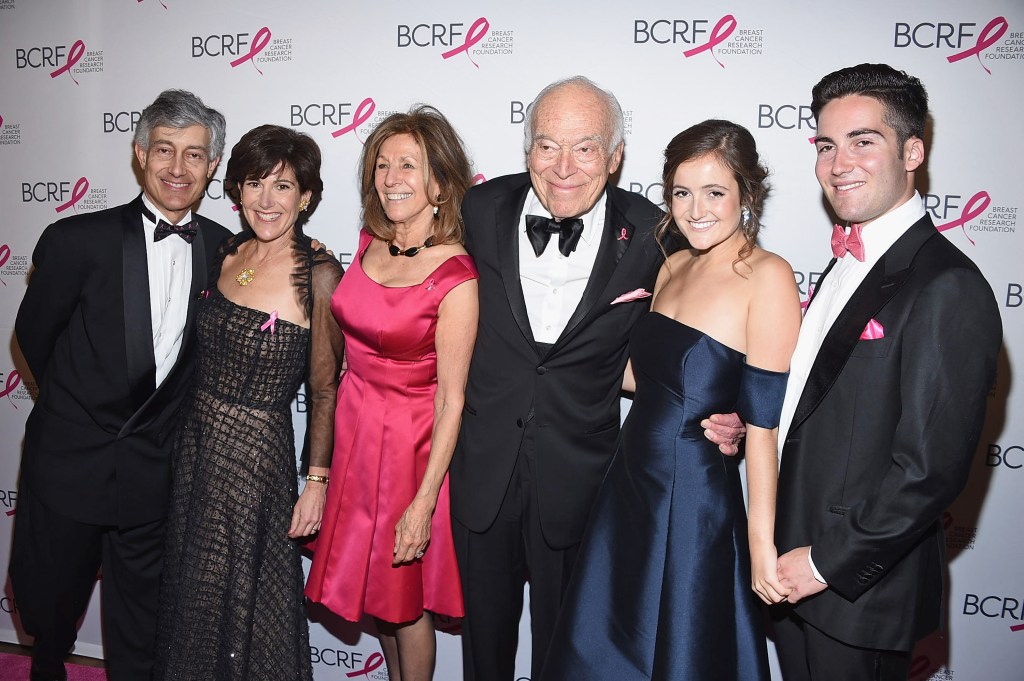 The Lauder family at the Breast Cancer Research Foundation's Hot Pink Party.