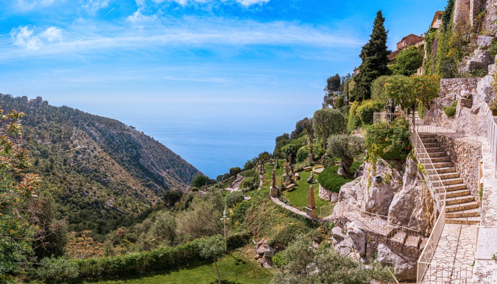 View from Hotel de la Chevre d'or in Eze.