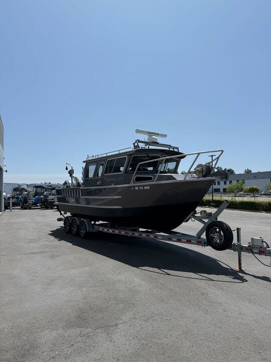 a North River 2700 boat