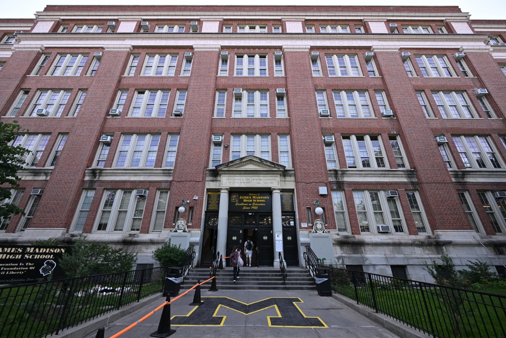 James Madison High School in Brooklyn, NY.