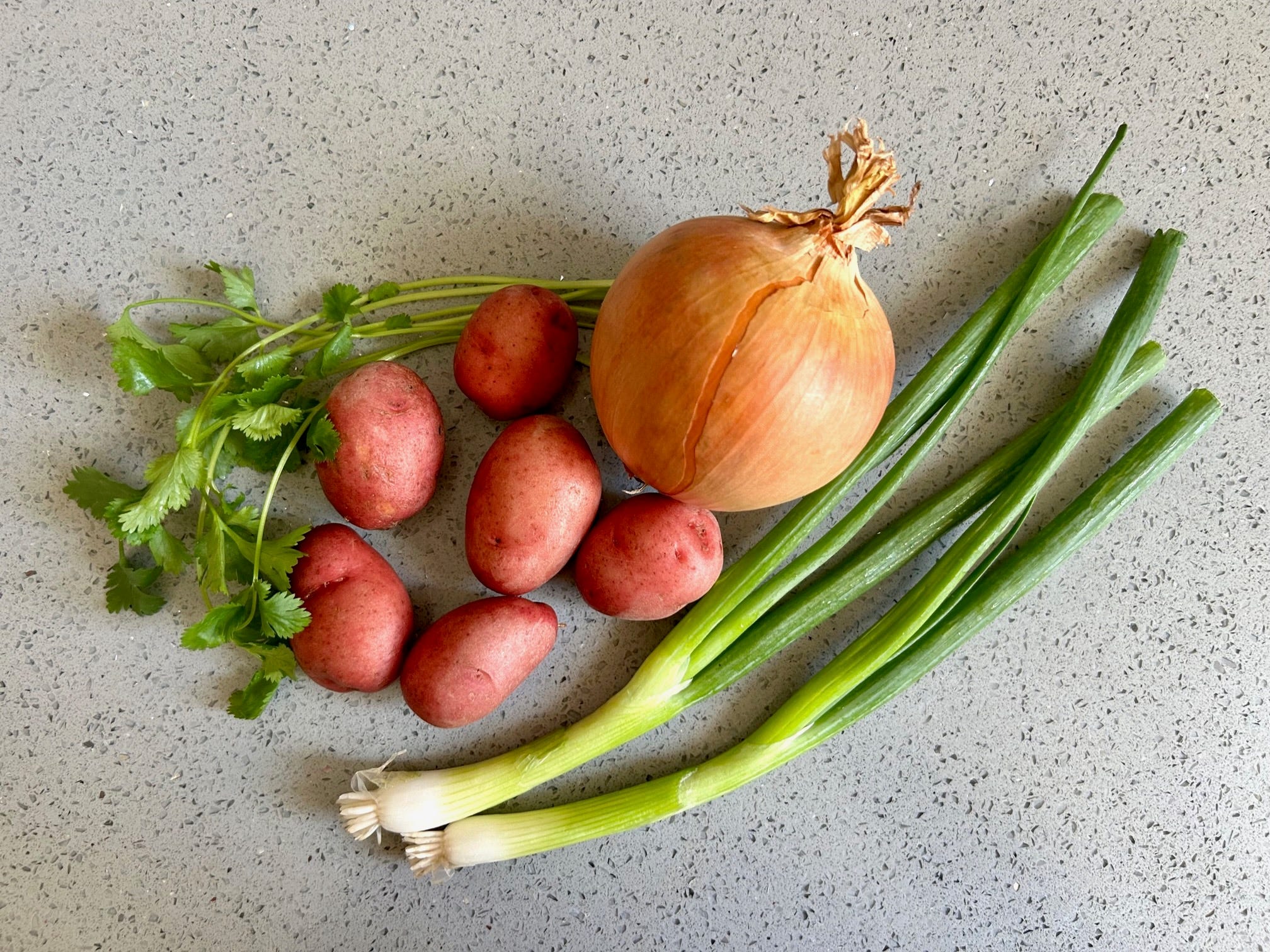 Ingredients for Ina Garten's Hashed Brown Potatoes