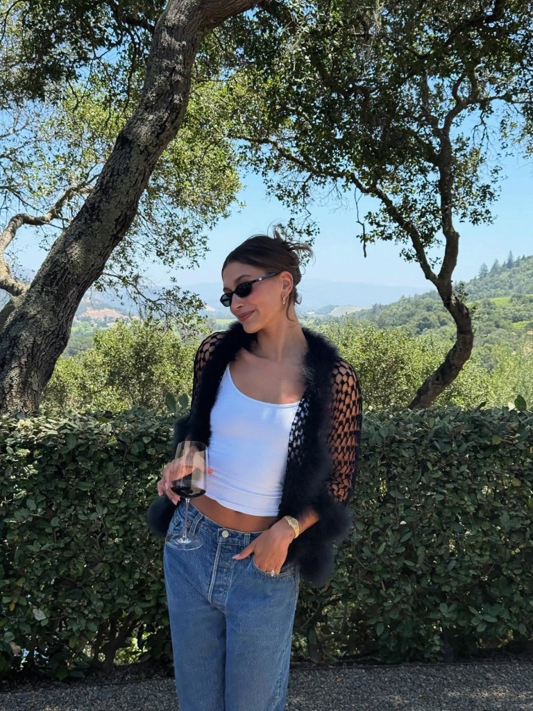 Hailey Bieber via Instagram in June 2025