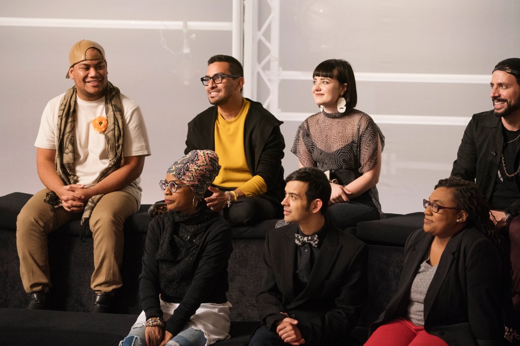Group photo of Project Runway season 17 contestants.