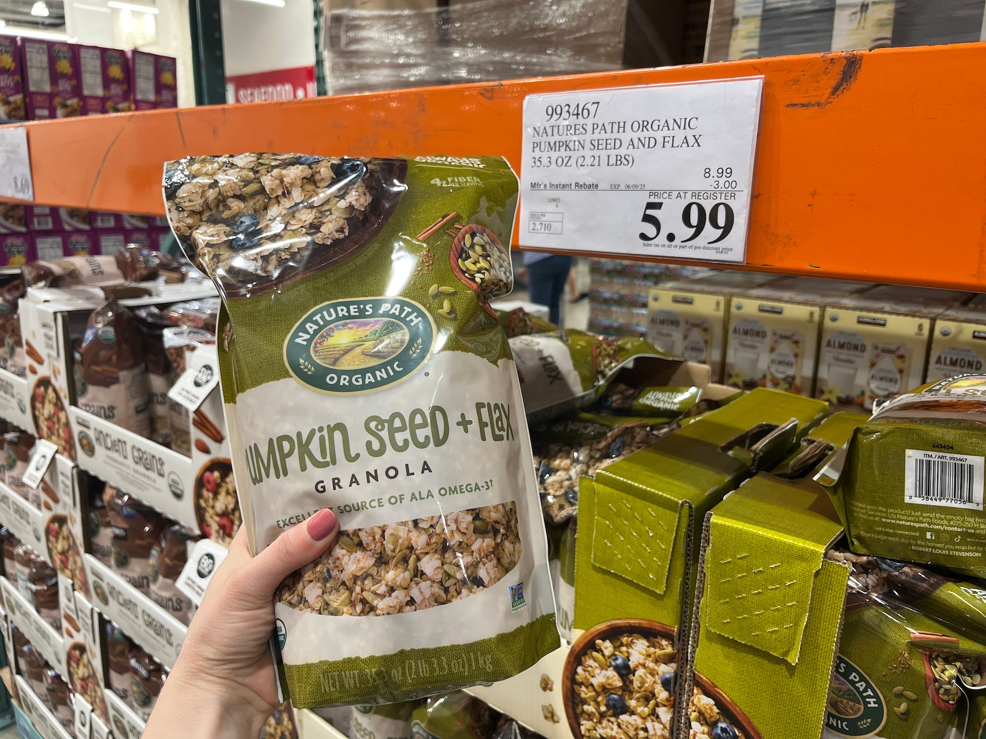 Granola at Costco.