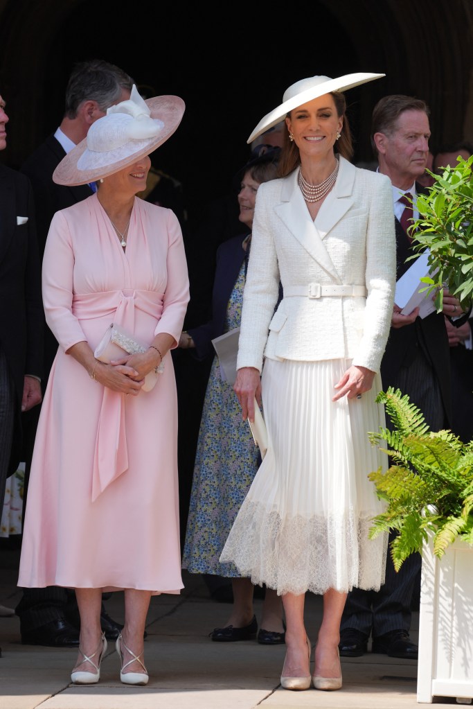 Kate Middleton and Sophie, Duchess of Edinburgh