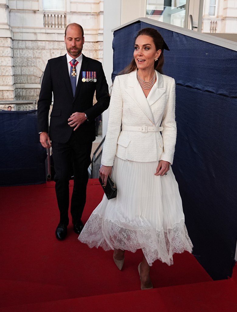 Kate Middleton with Prince William