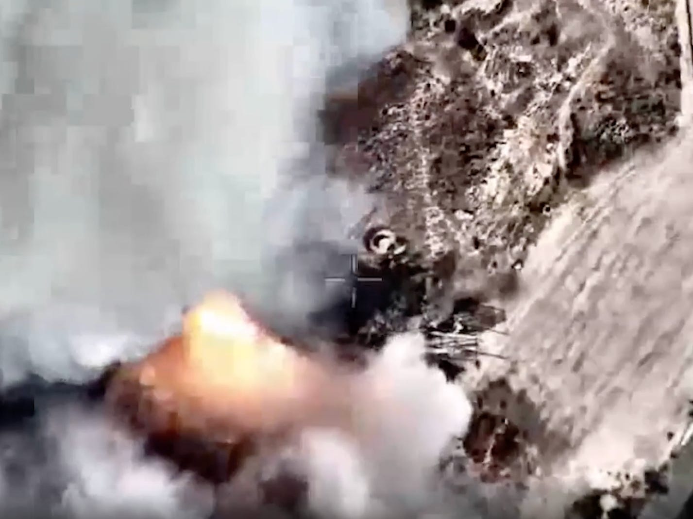Israeli forces carry out a strike on a surface-to-air missile launcher in Tehran.