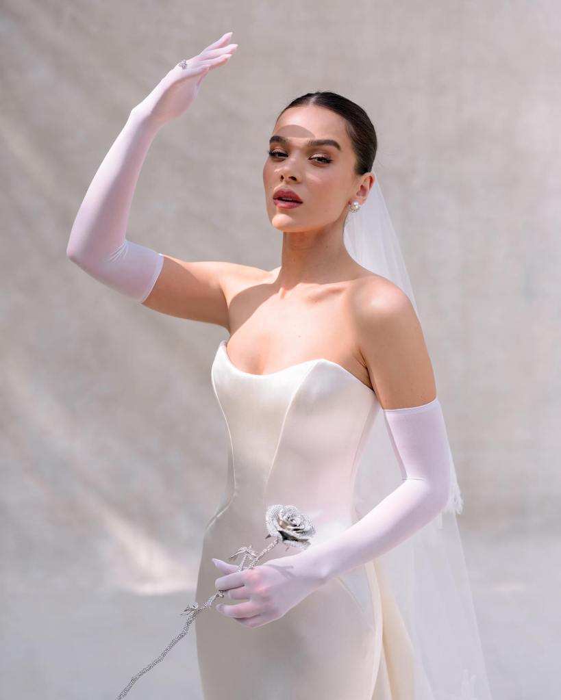 Hailee Steinfeld on her wedding day.