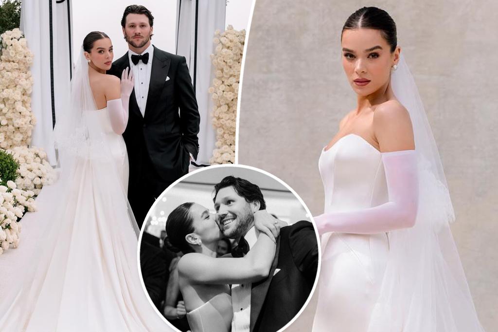 Hailee Steinfeld spills all the details of her ‘perfect’ wedding dress that left Josh Allen ‘stunned’