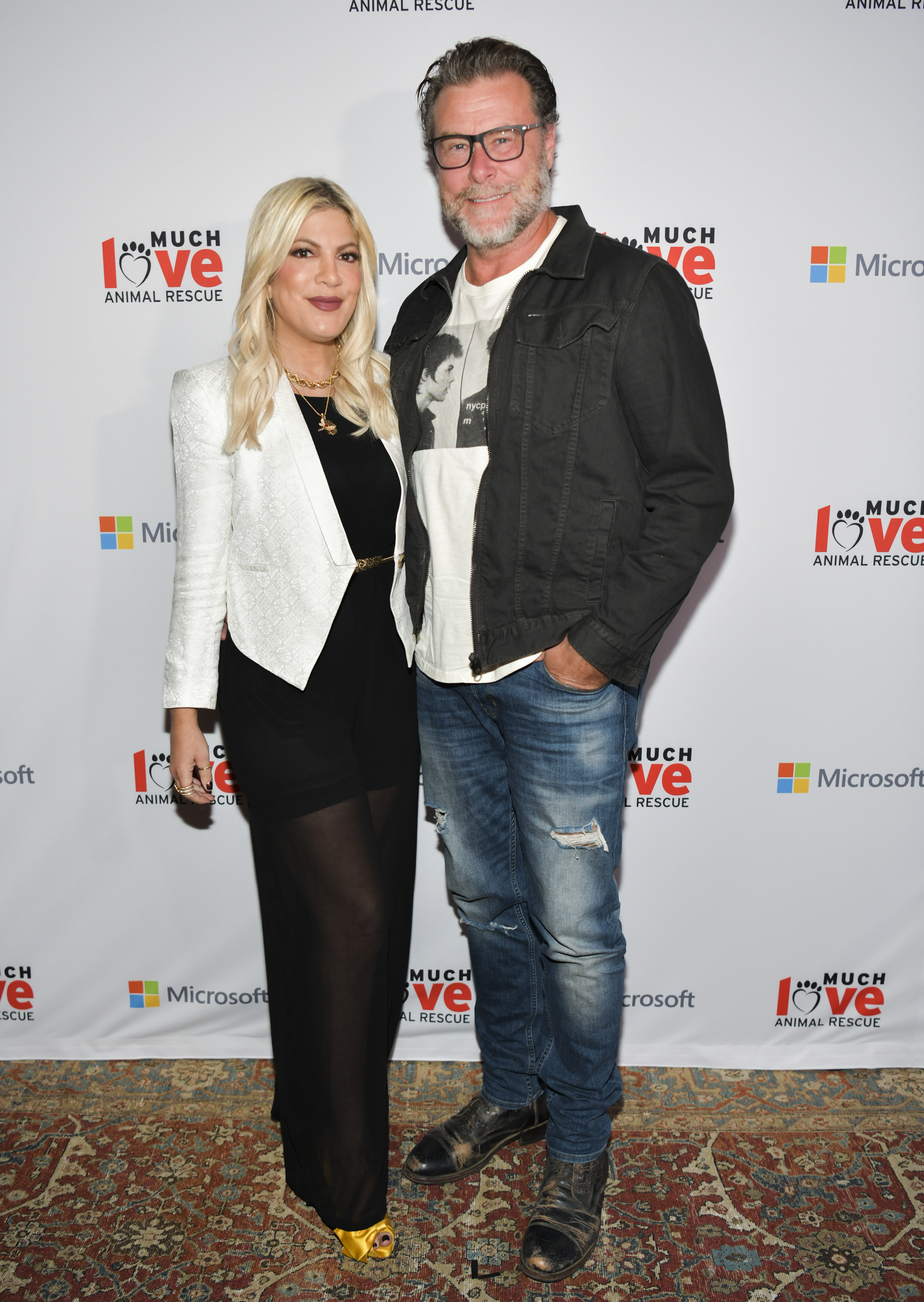 Tori Spelling and Dean McDermott in LA in October 2019
