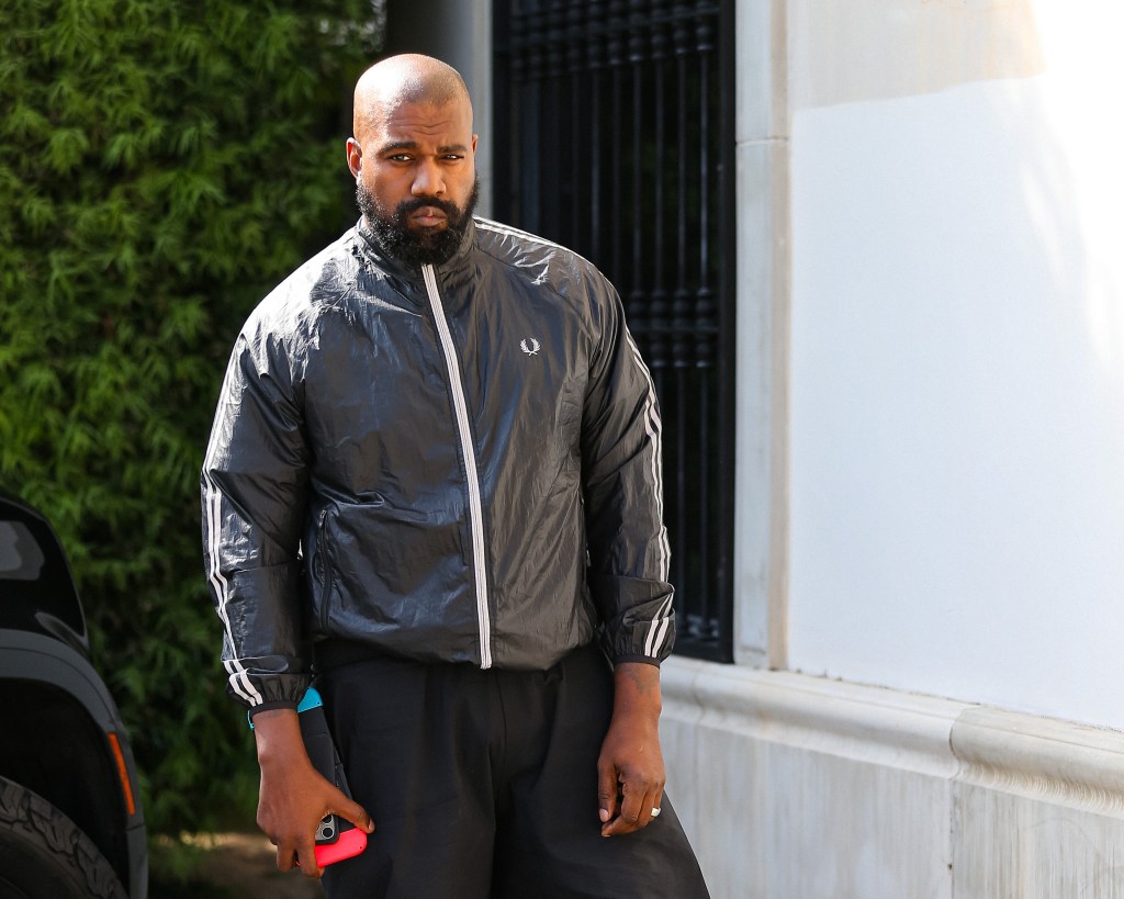 Kanye West is seen on March 21, 2024 in Los Angeles, Calif.