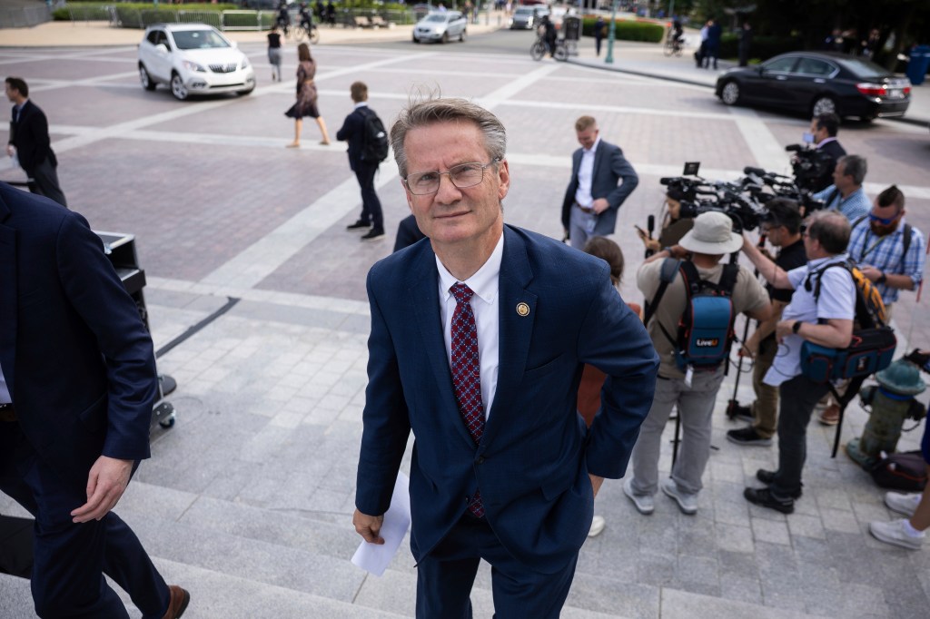 Rep. Tim Burchett arriving for a vote at the U.S. Capitol.