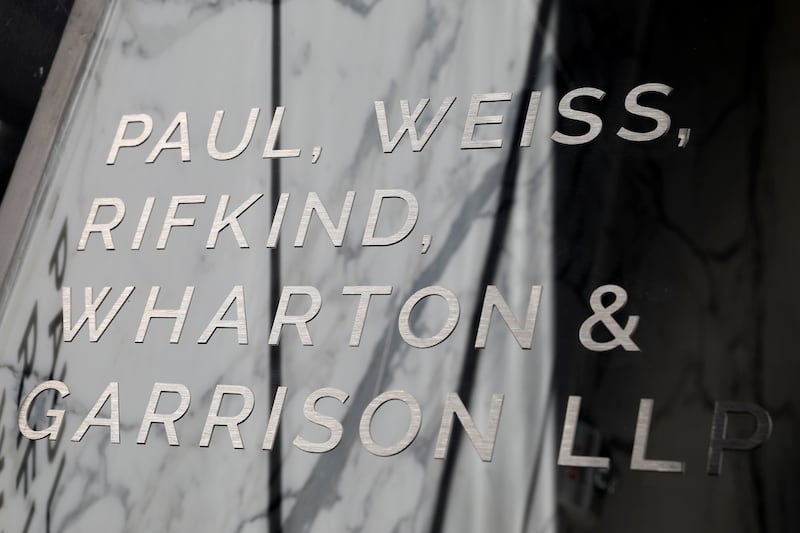 Paul, Weiss, Rifkind, Wharton & Garrison agreed to do $40 million in pro bono work for the administration, which then rescinded its executive order against it.