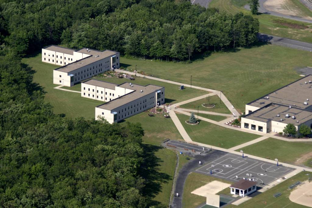 Aerial view of Schuylkill Federal Correctional Institute.