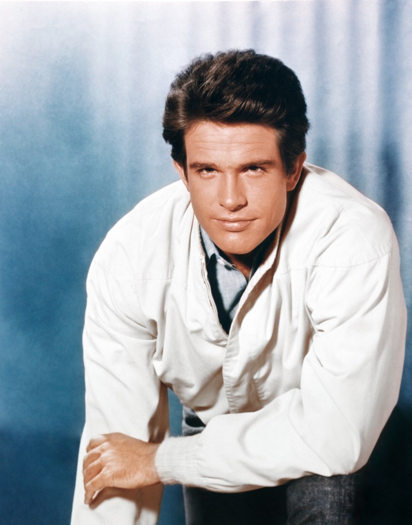 Warren Beatty poses for a photo when he was young.