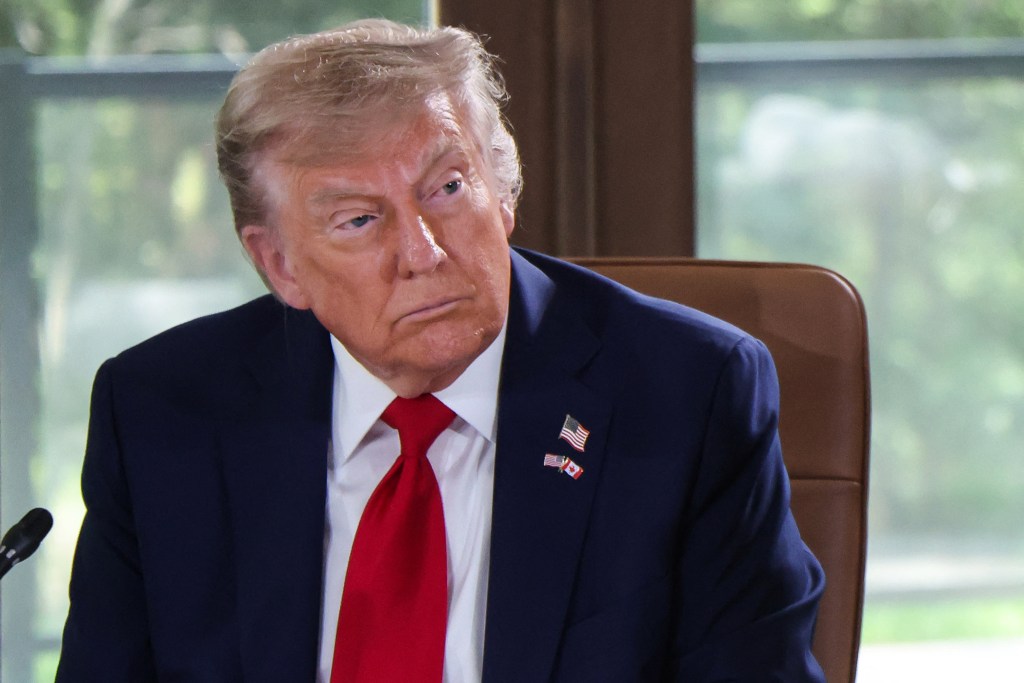 Donald Trump at the G7 Summit.