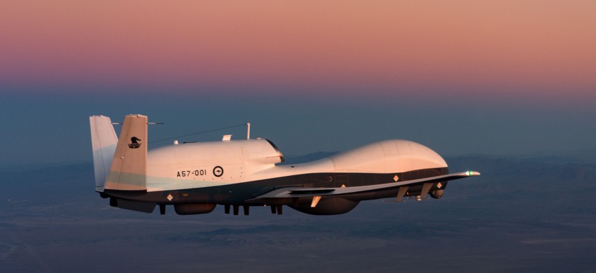 The MQ-4C Triton.