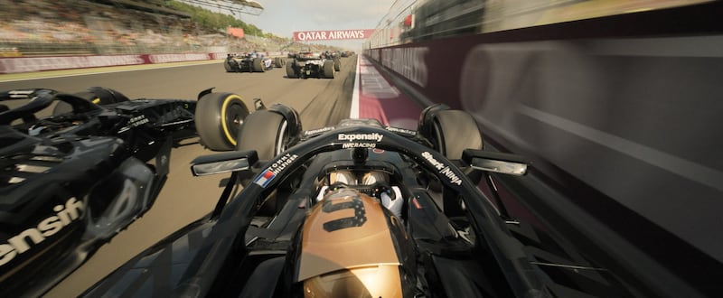 A photo still from F1