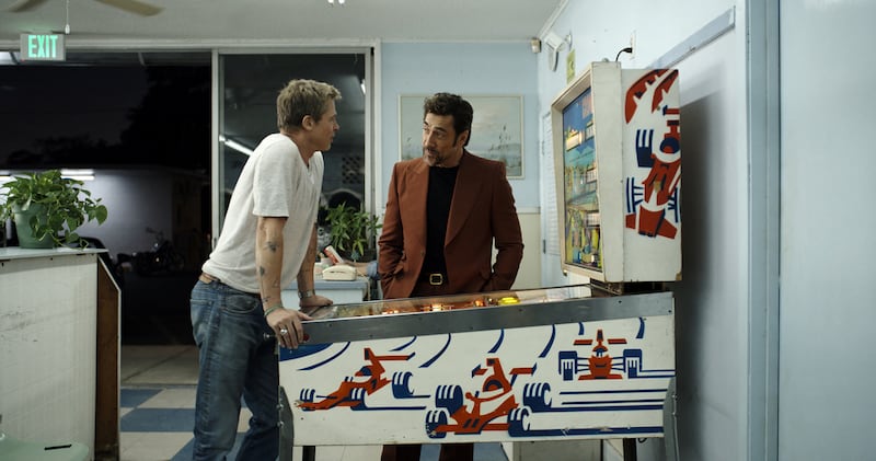 Brad Pitt and Javier Bardem