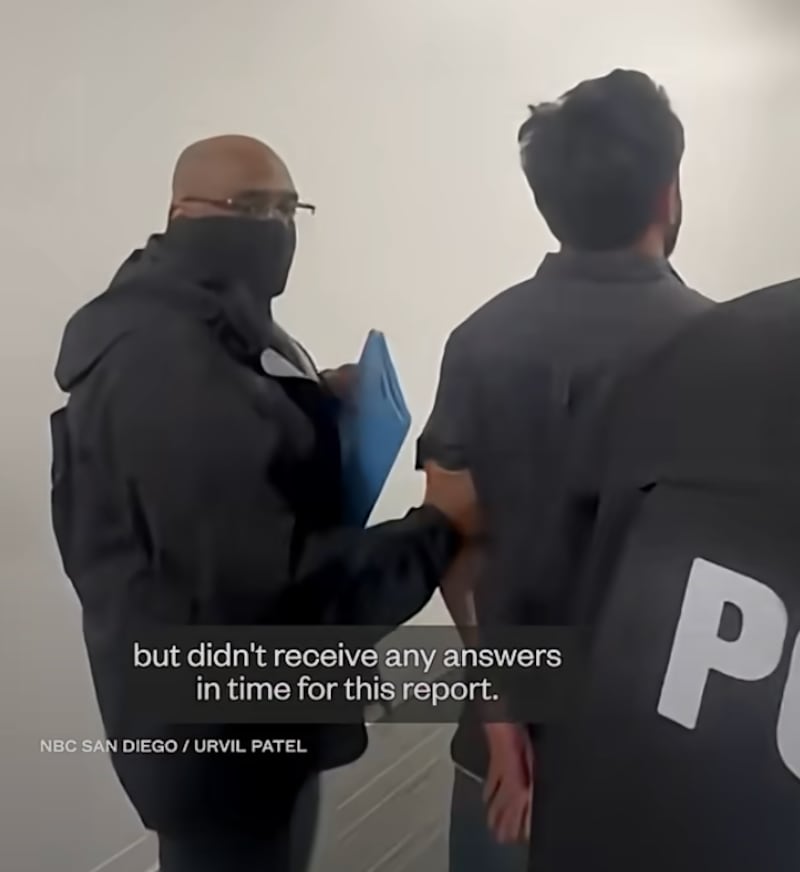 The Afghan national was escorted out of a San Diego courthouse in handcuffs.