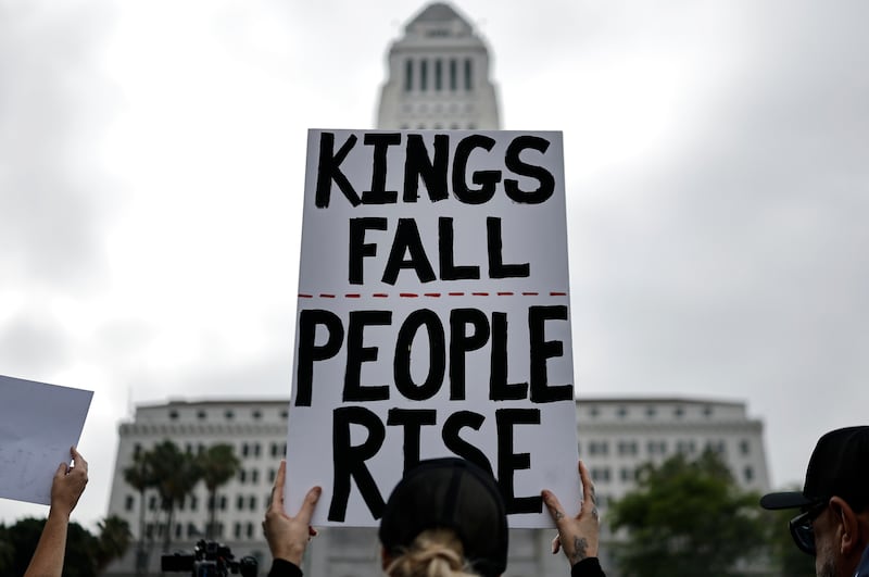 Los Angeles 'No Kings' protest