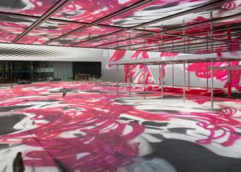 For ‘Choir,’ Katharina Grosse Makes Art Basel Her Canvas