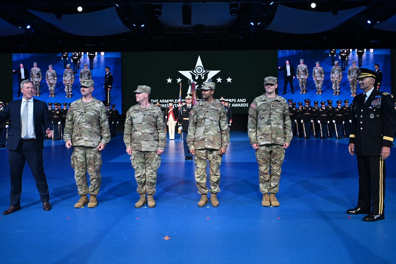 Detachment 201's commissioning ceremony in Conmy Hall, Joint Base Myer-Henderson Hall, Va., June 13, 2025