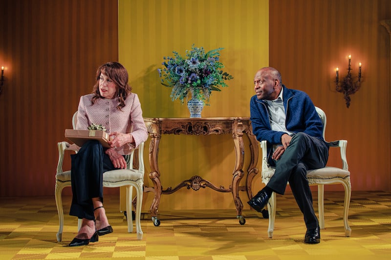 Rachel Crowl as Catherine (Kate), Princess of Wales; K. Todd Freeman as William,
Prince of Wales