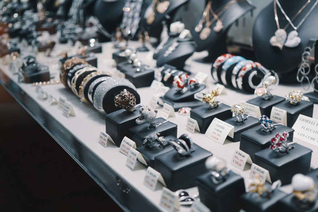 One-of-a-kind pieces (like the pieces pictured) were among the thieves' bounty.