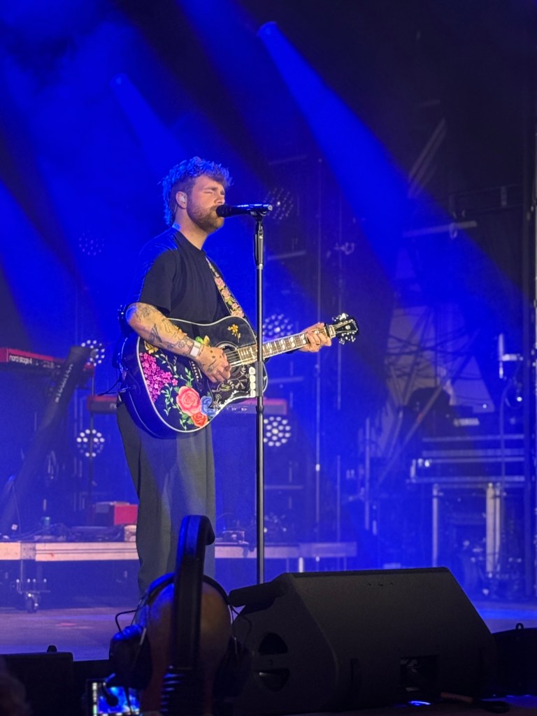 Alex Warren performing at a Spotify party in Cannes.