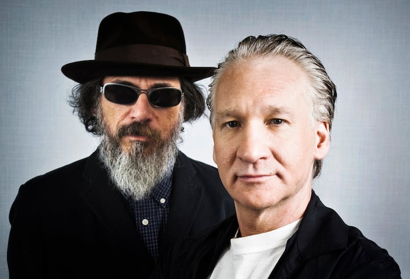 Documentary film "Religulous" narrator Bill Maher and director Larry Charles during the 33rd Toronto International Film Festival Sept. 7, 2008.