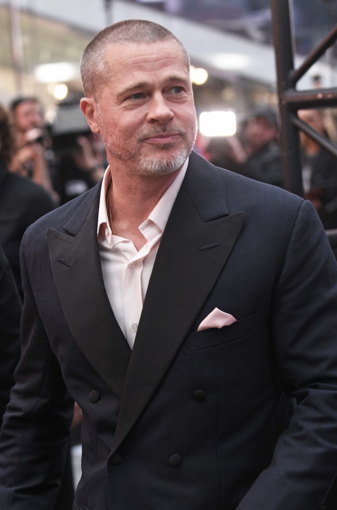 Brad Pitt in NYC on Monday