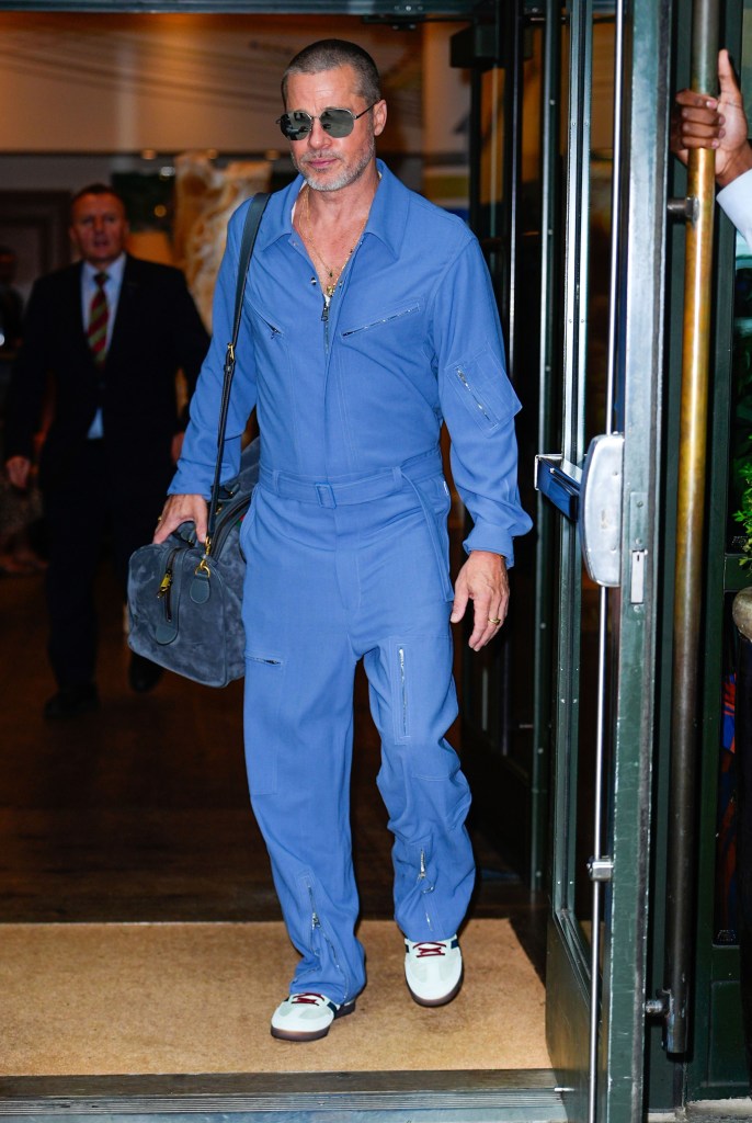 Brad Pitt in NYC in June 2025