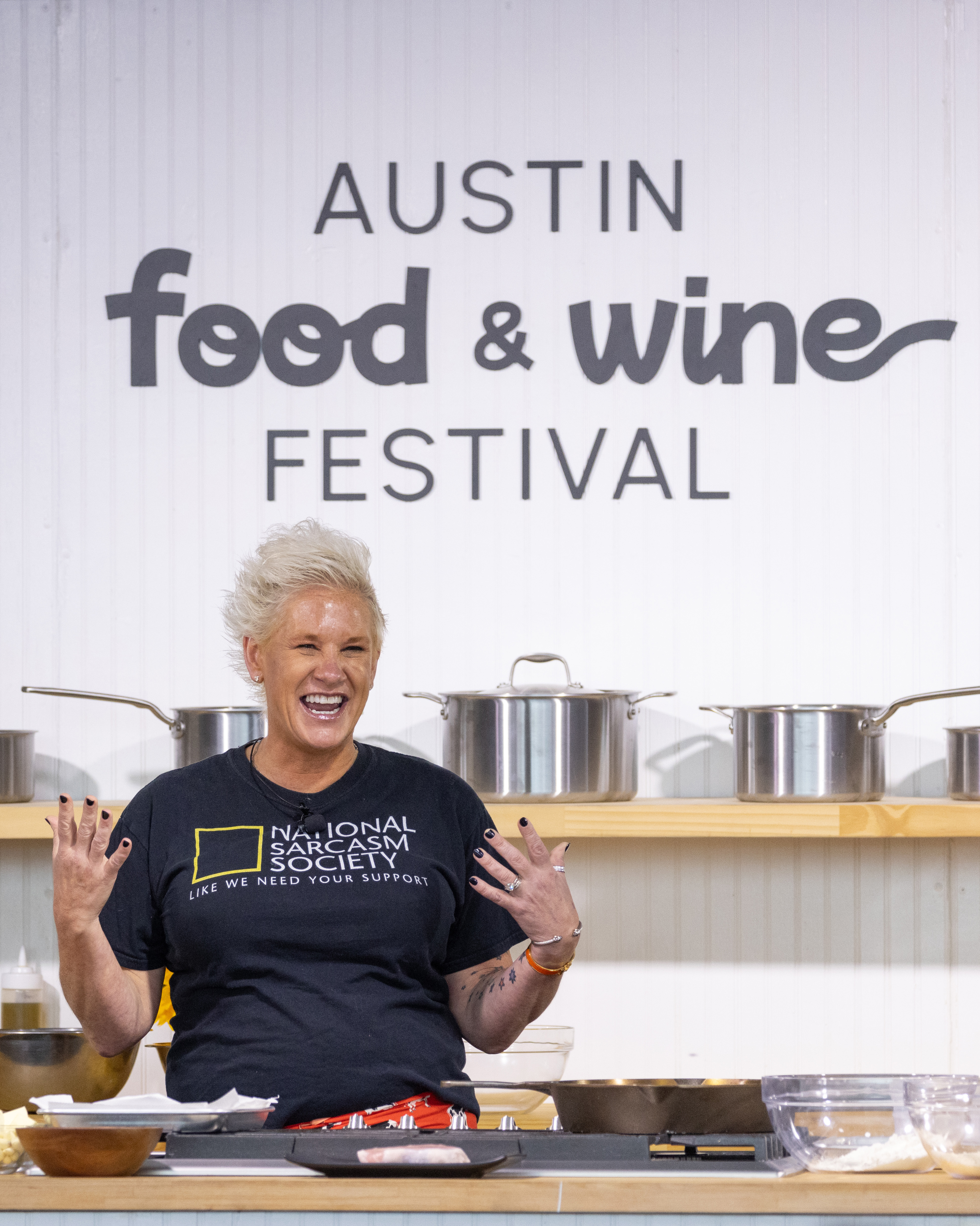 Anne Burrell at the Austin FOOD & WINE Festival in 2023