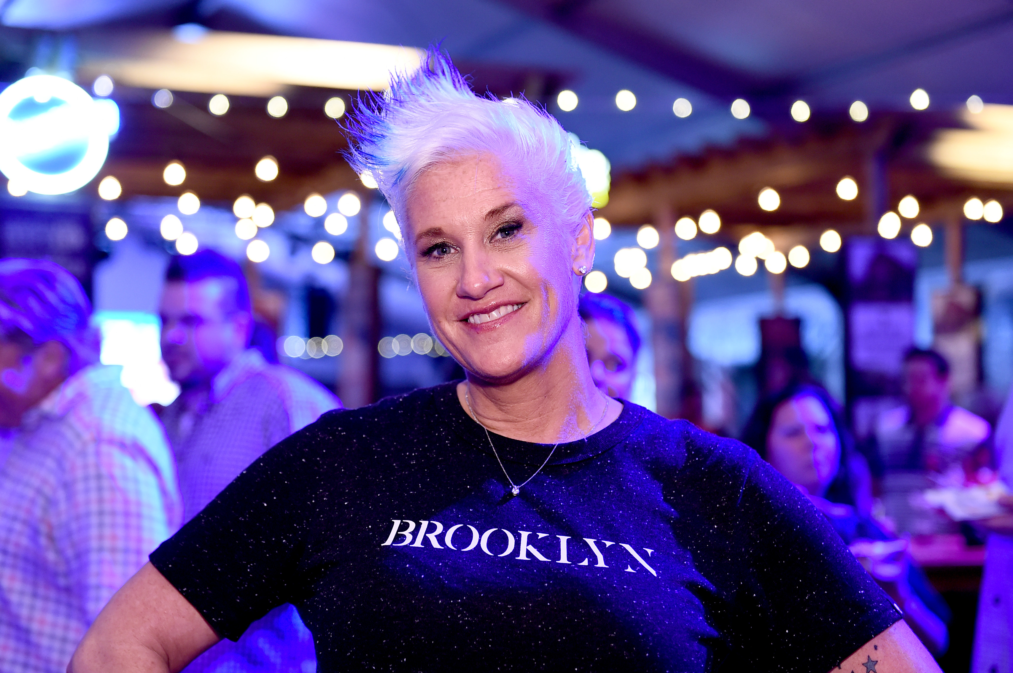 Anne Burrell at the Food Network & Cooking Channel New York City Wine & Food Festival in 2017