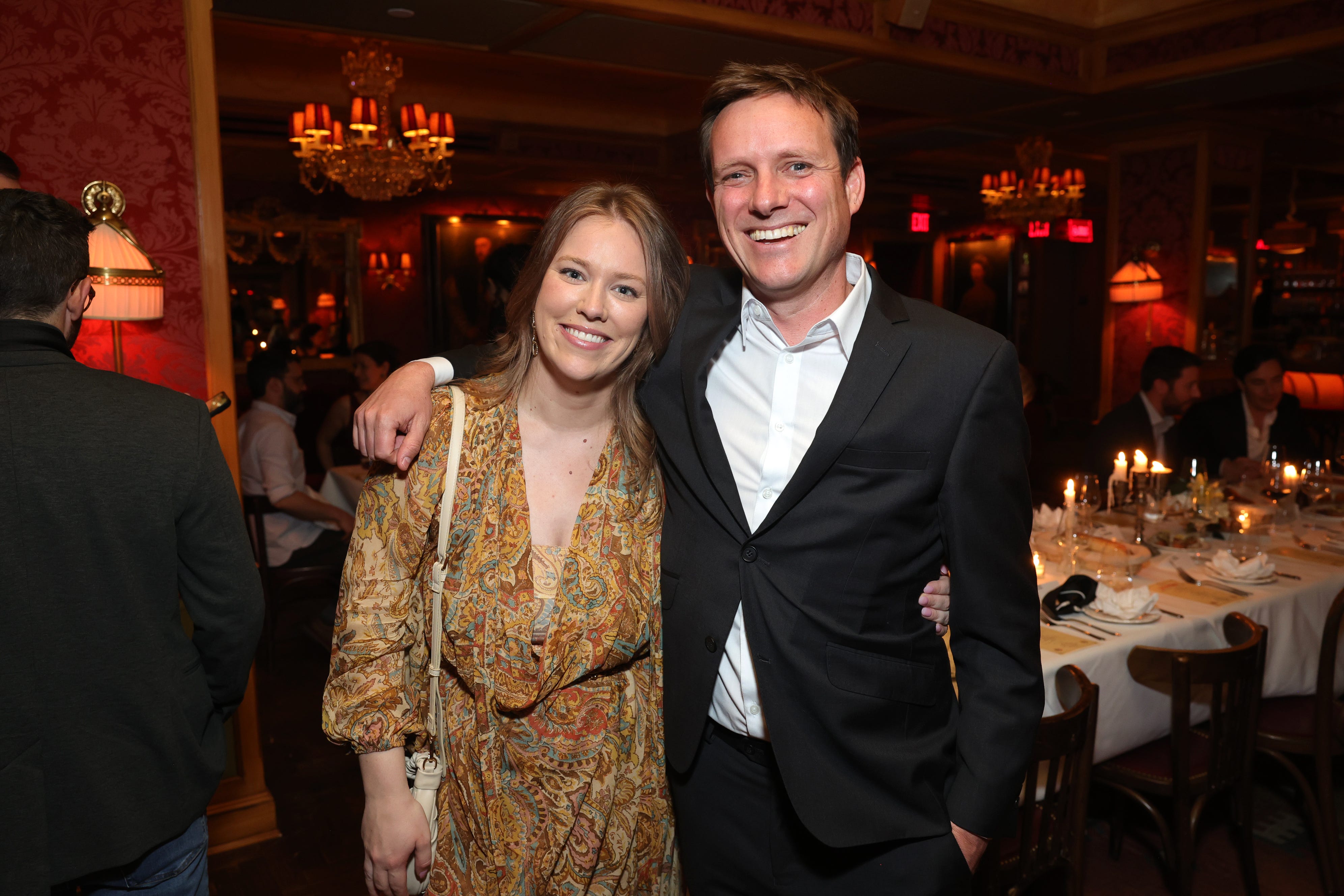 WASHINGTON, DC - APRIL 24: Catherine Valentine (L) and Hamish McKenzie attend UTA and Substack Present The New Order: A Dinner Celebrating the Next Era of Journalism at Minetta Tavern on April 24, 2025 in Washington, DC. (Photo by Stewart Cook/UTA via Getty Images)