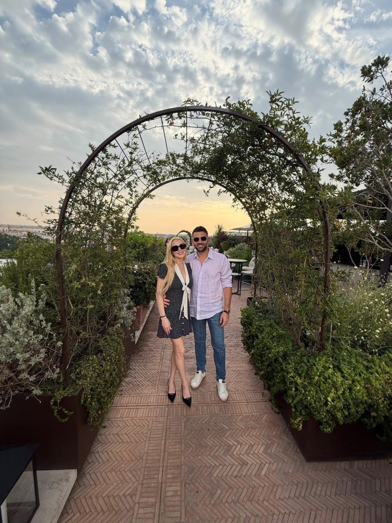 Lindsay Lohan celebrates her husband Bader Shammas' birthday.