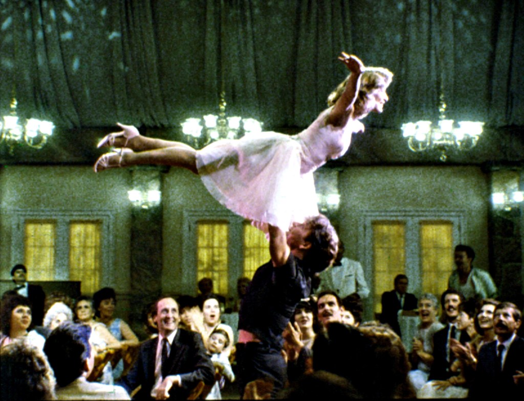 Patrick Swayze and Jennifer Grey dirty dancing lift