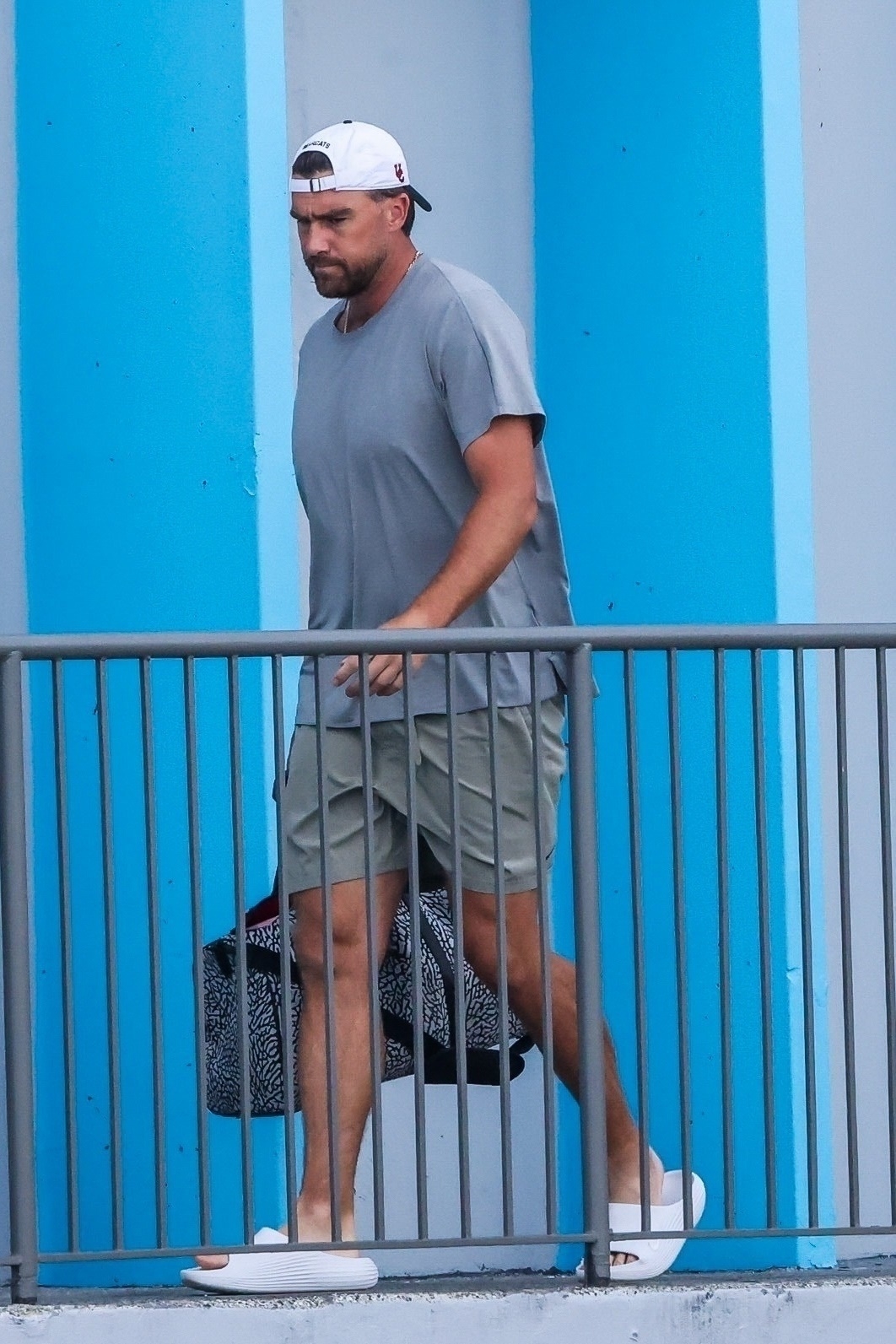 Travis Kelce in Miami in June 2025