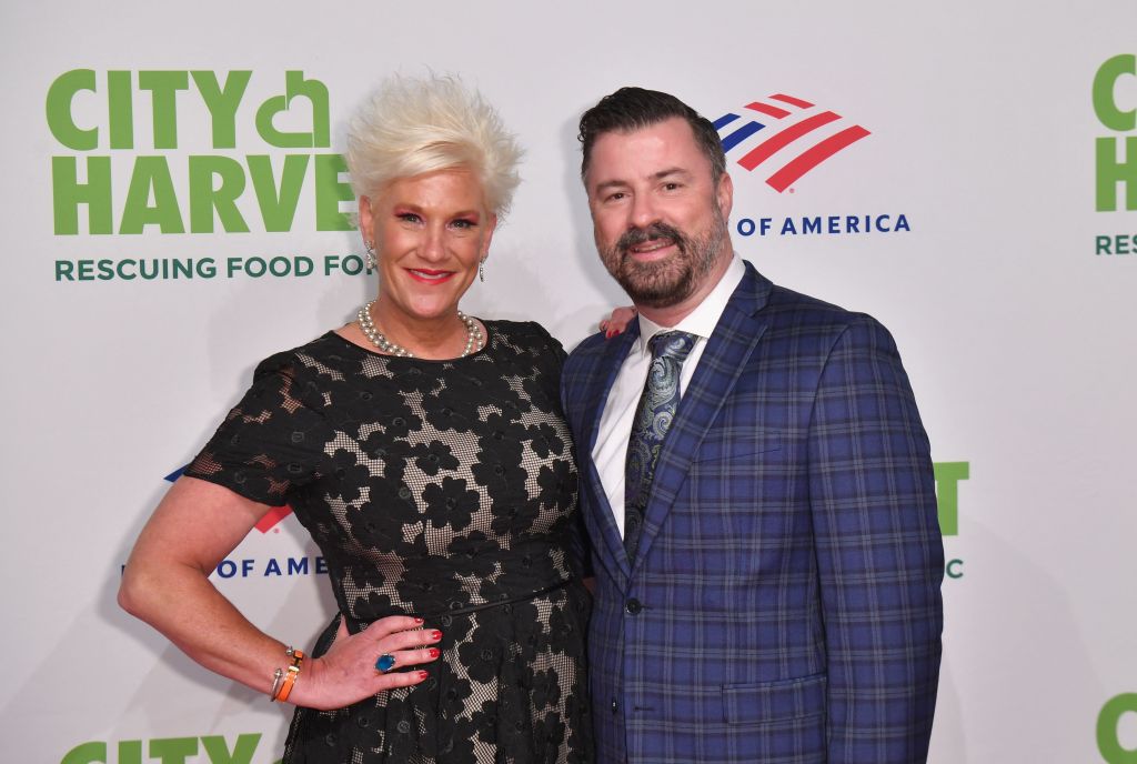 Anne Burrell and Stuart Claxton