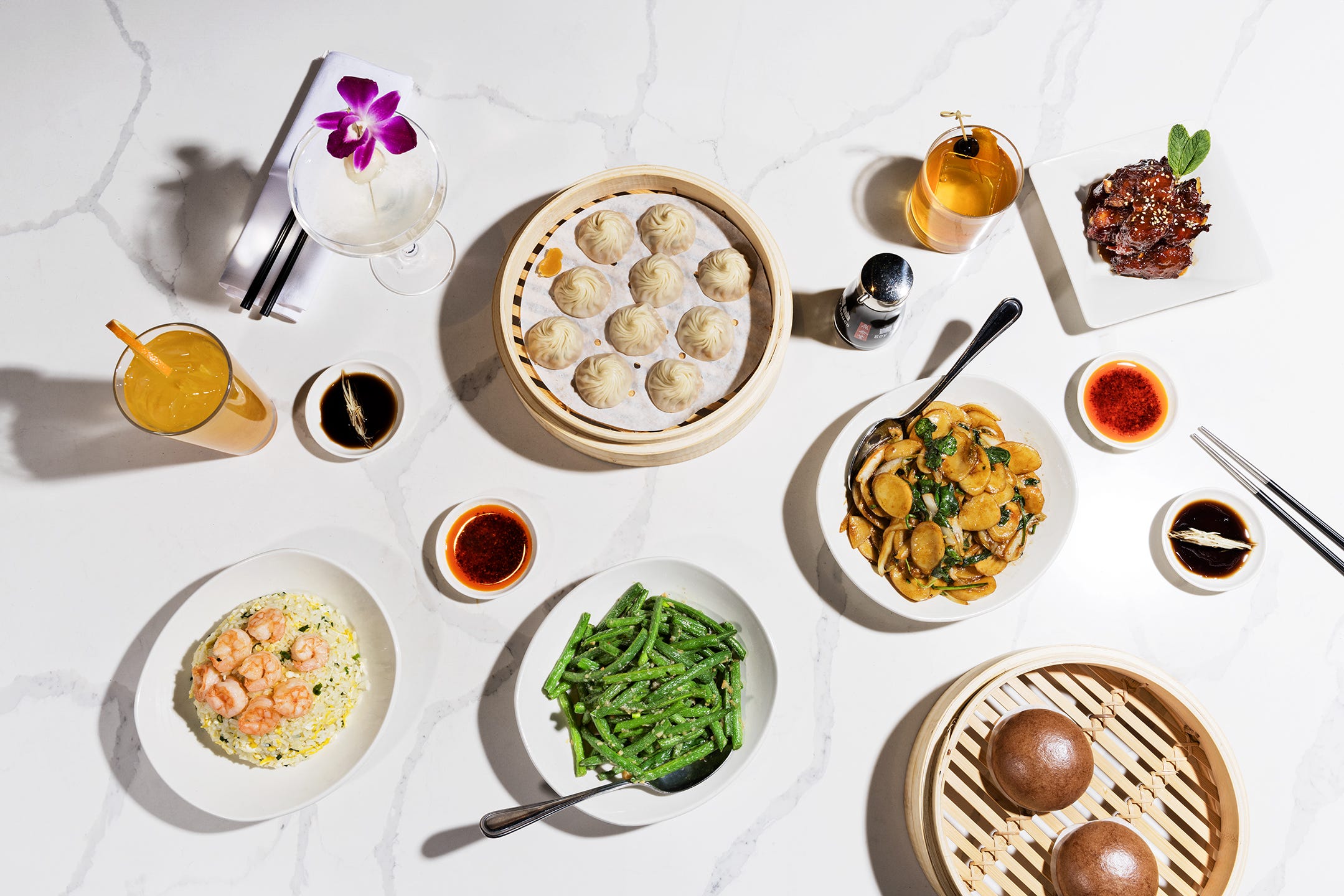 Din Tai Fung's offerings.
