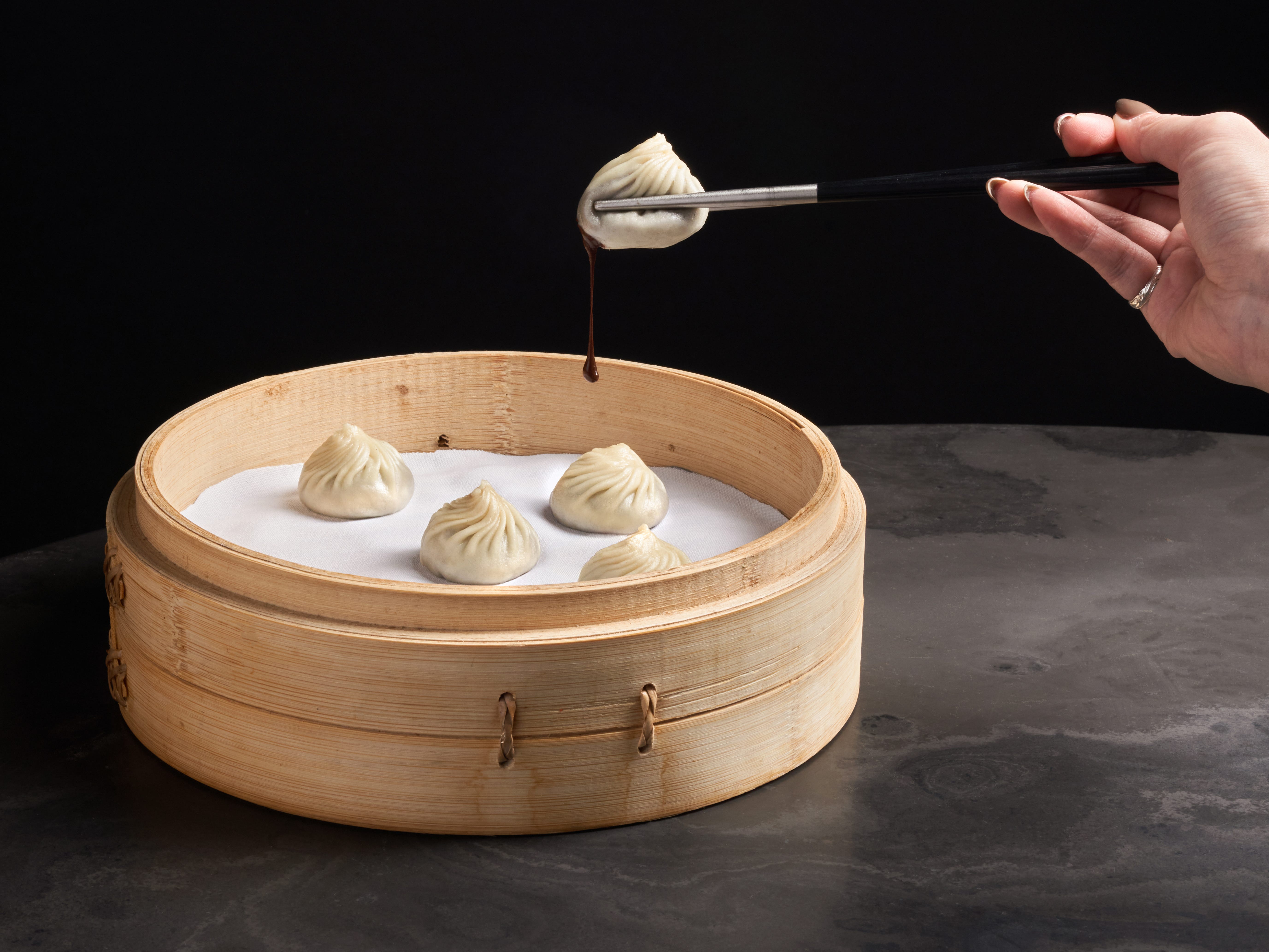 Din Tai Fung's chocolate Xiao Long Baos.