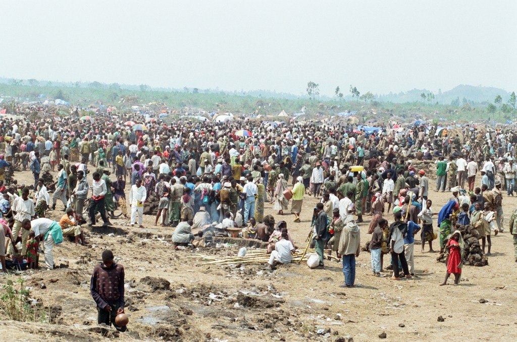 , in which an estimated 500,000 to 800,000 ethnic Tutsis and moderate Hutus were killed