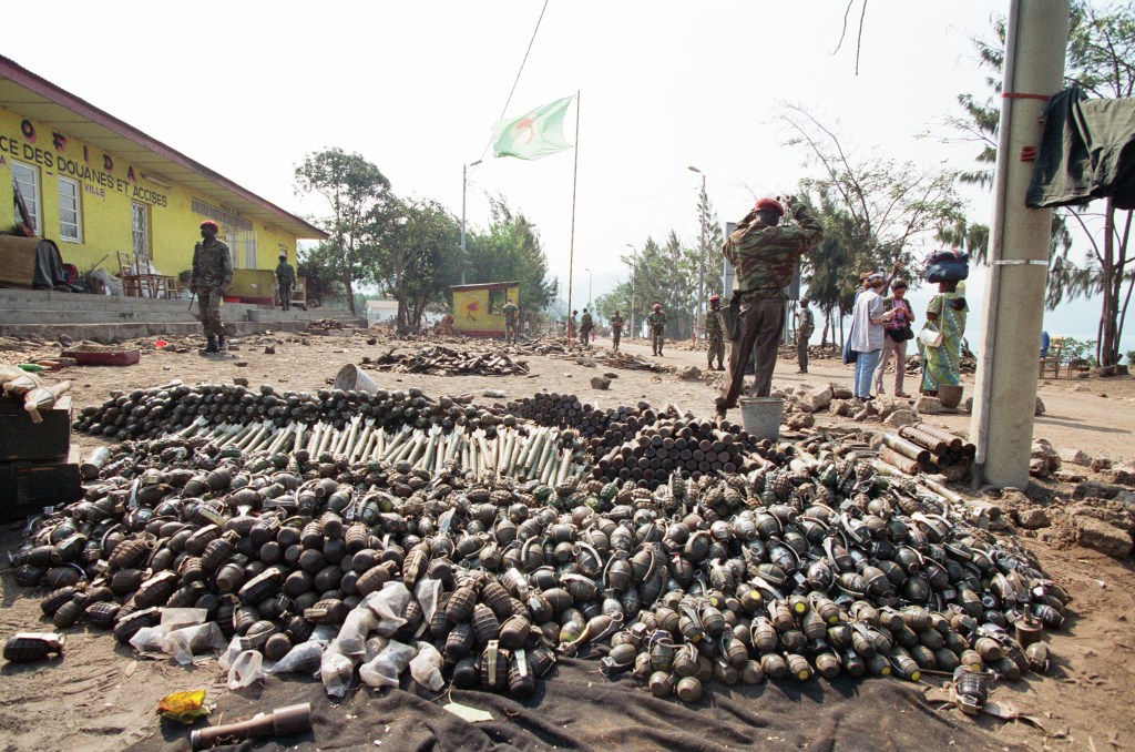 It's estimated that between 500,000 to 800,000 ethnic Tutsis and moderate Hutus were killed during the genocide. 