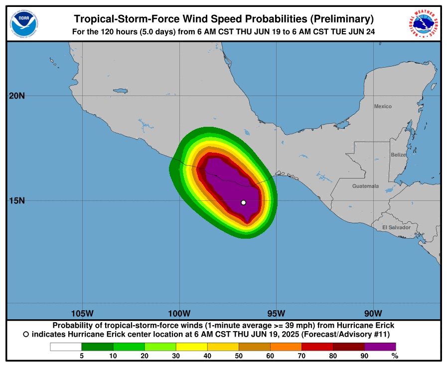 A hurricane is defined as Category 4 when wind speeds reach 130-156 mph